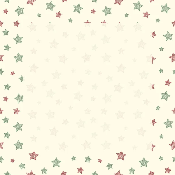 Fondo Navidad Con Estrellas Vector — Vector de stock