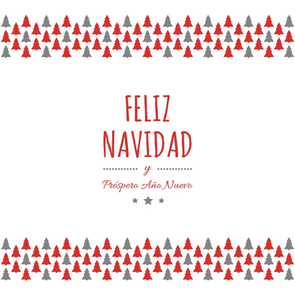 费利兹 纳维达德 翻译从西班牙圣诞快乐 — 图库矢量图片