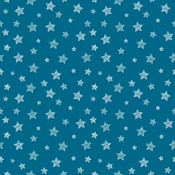 Texture Sans Couture Avec Des Étoiles Fond Pour Noël Vecteur — Image vectorielle