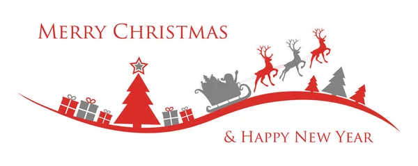 Withchristmas ağaç ve süs eşyaları tebrik Noel. Vektör.