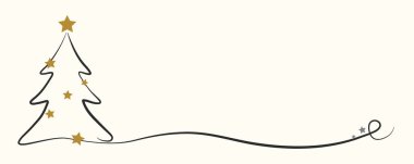 El ile Noel arka plan kavramı ağaç çizilmiş. Vektör