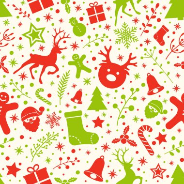 Noel arka plan ile renkli süsler. Vektör.
