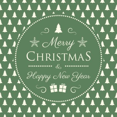 Noel dekorasyon ile istiyor. Vektör.