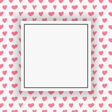 Güzel arka plan ile şirin kalpler. Anneler günü, kadınlar günü ve Sevgililer günü. Vektör