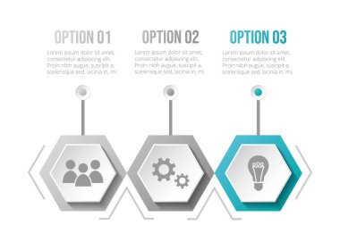 İş Infographic ile kutsal kişilerin resmi. Vektör