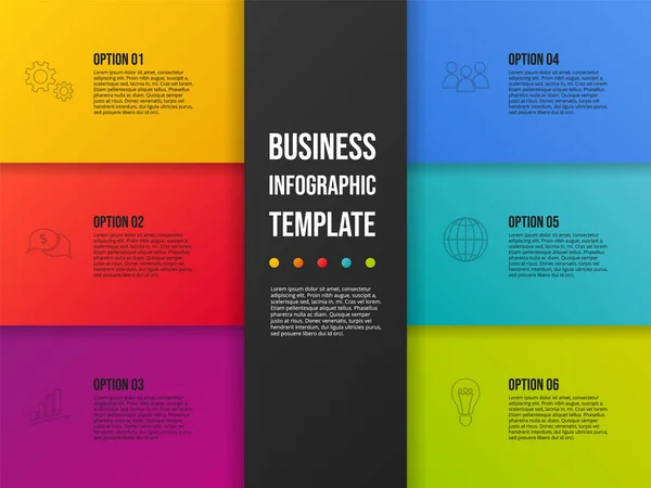 Infograph ビジネス プレゼンテーションの概念 ベクトル — ストックベクタ