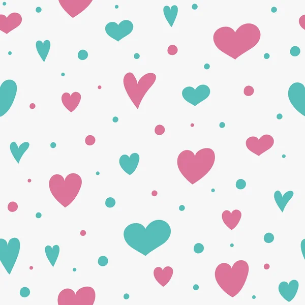 Koncepcja Papier Pakowy Cute Serc Walentynki Dzień Matki Dzień Kobiet — Wektor stockowy