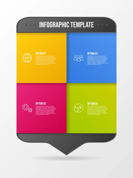 Gestaltung Einer Unternehmenszeitleiste Mit Geschäftssymbolen Infografik Vorlage Vektor — Stockvektor