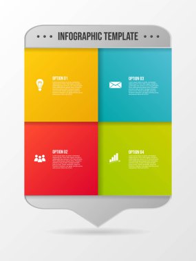 Şirket zaman çizelgesi - iş infograph kavramı. Vektör