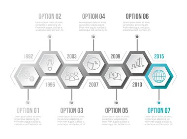 İş infograph şablon kavramı ile kutsal kiþilerin resmi. Vektör