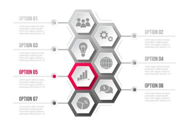 Şirket zaman çizelgesi - iş infograph kavramı. Vektör