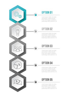 Şirket zaman çizelgesi - iş infograph kavramı. Vektör