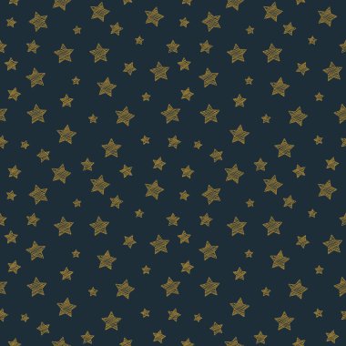 El ile seamless modeli kavramı yıldız çizilmiş. Vektör.