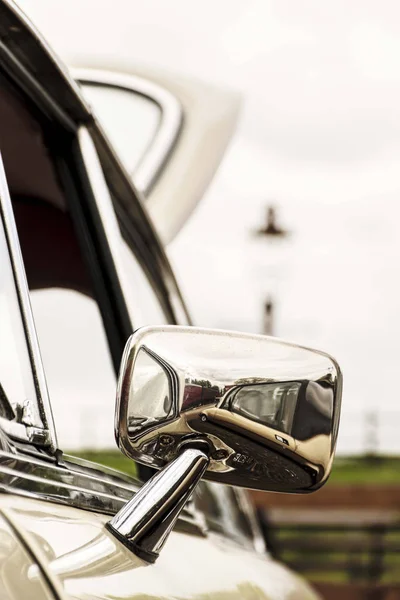 Leicestershire Reino Unido Maio 2015 Capota Clássico Triumph Herald Aberto — Fotografia de Stock