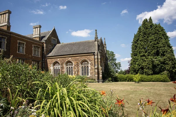 Launde Abbey Leicestershire Luglio 2018 Tempo Sede Della Famiglia Cromwell — Foto Stock