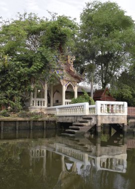 Tayland, Bangkok-Mart 2016: şehrin arka sularında özel tekne rıhtımı