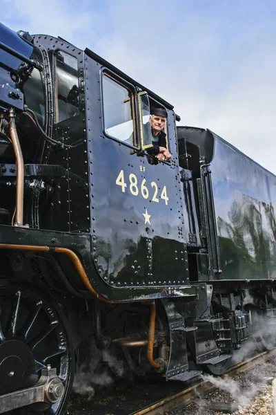 Rothley Great Central Steam Railway 2015 Водитель Парового Двигателя — стоковое фото