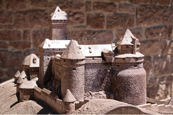 Modelo en miniatura - castillo de cuento de hadas — Foto de Stock