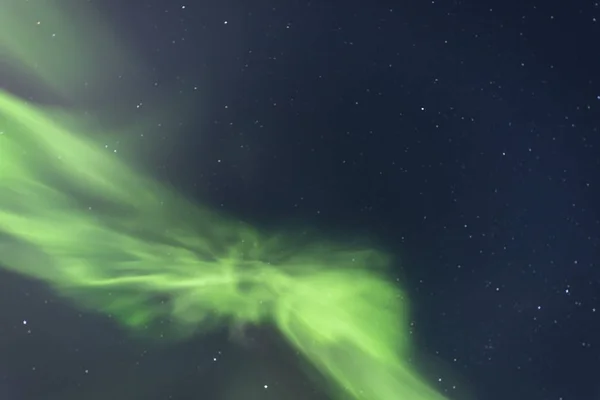 Looking up into the northern lights — Stock Photo, Image