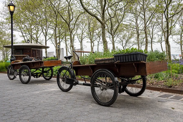 Gemeinschaftsgärtnerei im Batteriepark — Stockfoto