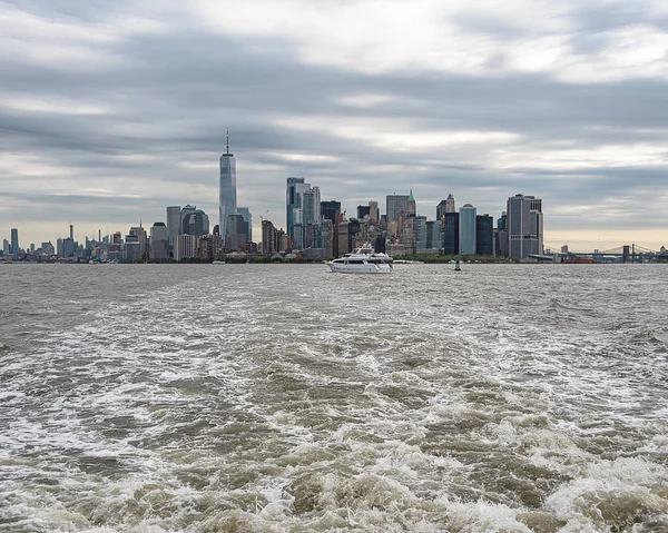 Staten Island Komp New York Kikötő Akkumulátor Park New York — Stock Fotó