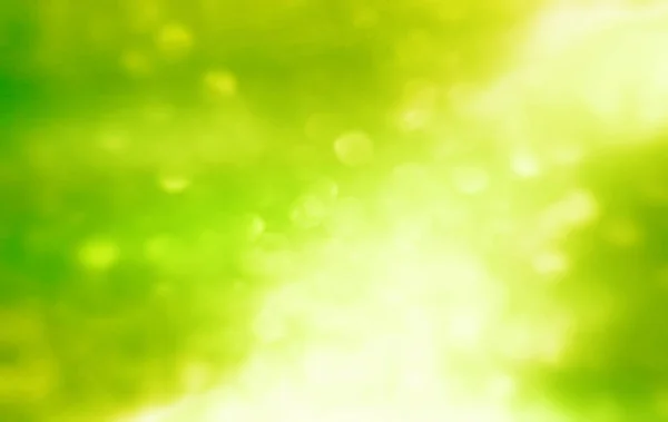 Abstrakt Grön Och Gul Bokeh Effekt Bakgrund Vackra Friska Natur — Stockfoto
