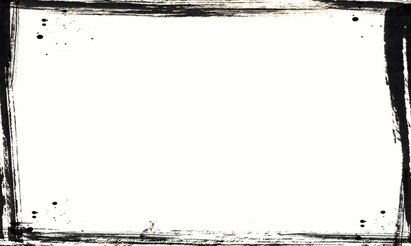 Grunge Frame Half Tone Background Black — Stock Photo, Image