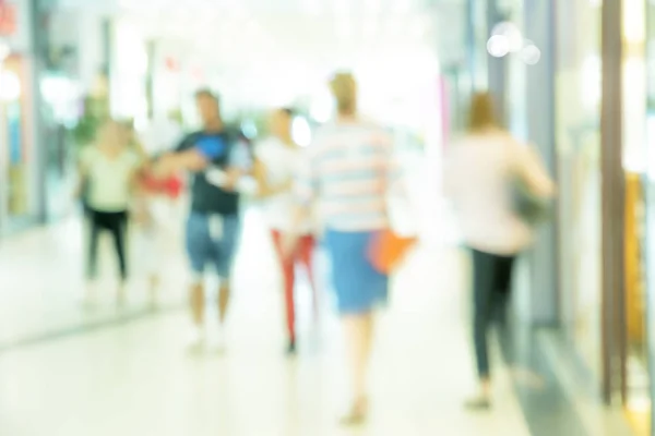 Abstract shopping in mall store blurred background — Stock Photo, Image