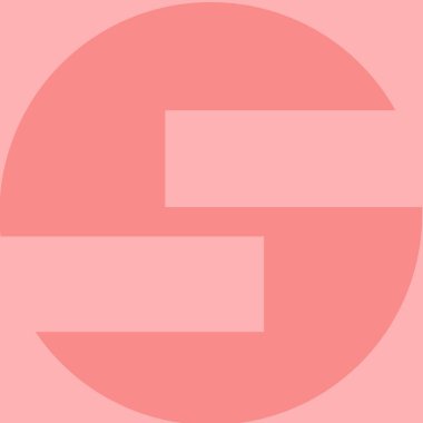 Pembe, mercan renkli kağıtlar geometrik düz arka plan olarak yalan ve 