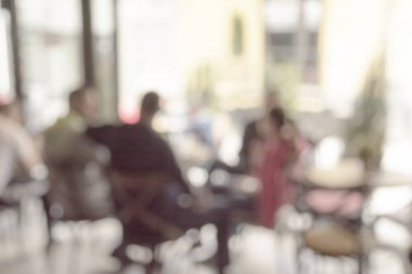 Bulanık restoran - Klasik efekt tarzı resim