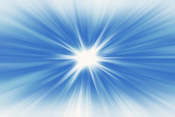 Azul radial radiante banner fondo brillante starburst — Foto de Stock