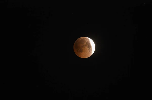 Eclipse Lunar Total Julho 2018 — Fotografia de Stock