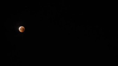 28 Temmuz 2018 toplam lunar eclipse. Timelapse.