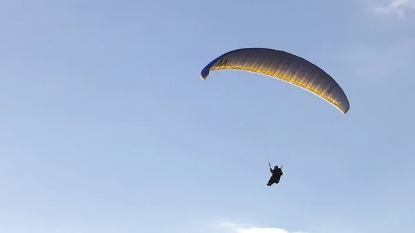 Paraglider Flying Ascending Streams — Stock Photo, Image