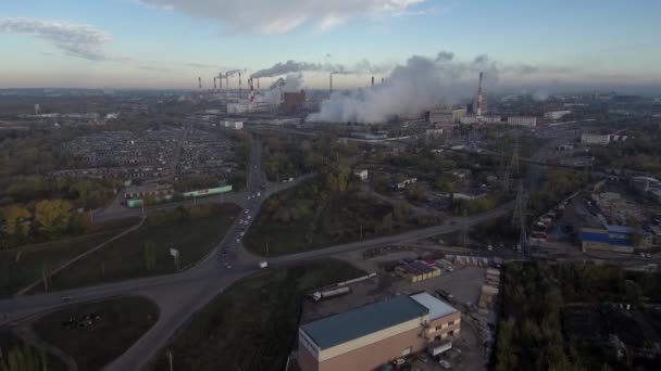 Planta Bashkir Soda Empresa Para Producción Soda — Vídeo de stock