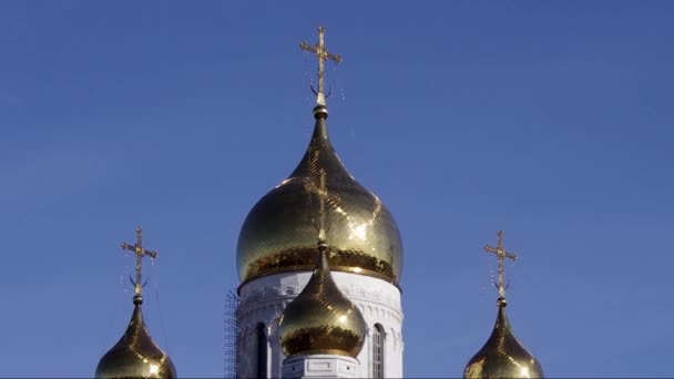Khanty Mansiysk Iglesia Resurrección — Vídeo de stock