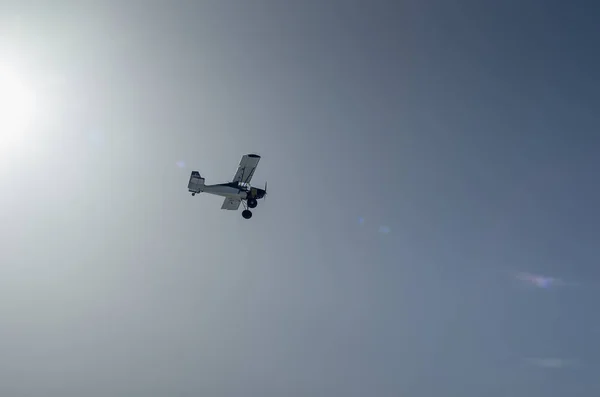 Aviones Entrenamiento Fondo Del Sol — Foto de Stock