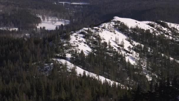 Montanhas Urais Inverno Dia Gelado — Vídeo de Stock