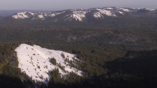 Montagne Degli Urali Inverno Tramonto — Video Stock