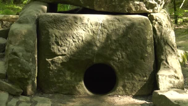 Dolmen Nella Valle Del Fiume Zhane — Video Stock