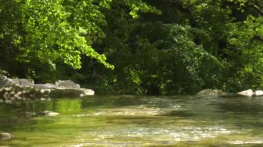 Kafkas Dağları. Dağ nehri zhane.