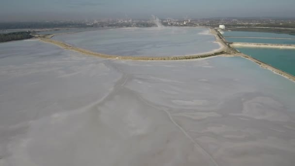 巴什基尔苏打公司 化工厂污水处理 — 图库视频影像