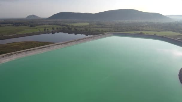 巴什基尔苏打公司 化工厂污水处理 — 图库视频影像