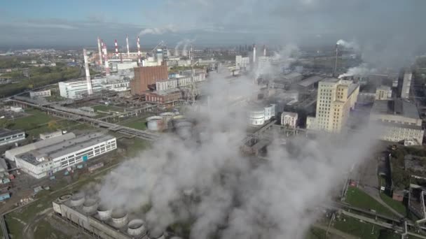 Companhia Refrigerantes Bashkir Planta Para Produção Carbonato Sódio Parte — Vídeo de Stock