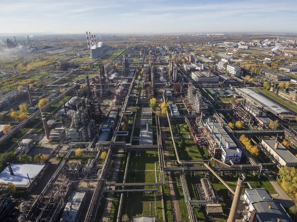 Sterlitamak Petrokimya Fabrikası Hava Görünümü — Stok fotoğraf