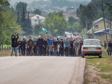 Bashkiria sakinleri Kushtau Dağı 'nın JSC 