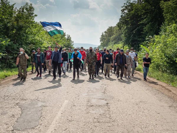 Bashkiria sakinleri Kushtau Dağı 'nın JSC 