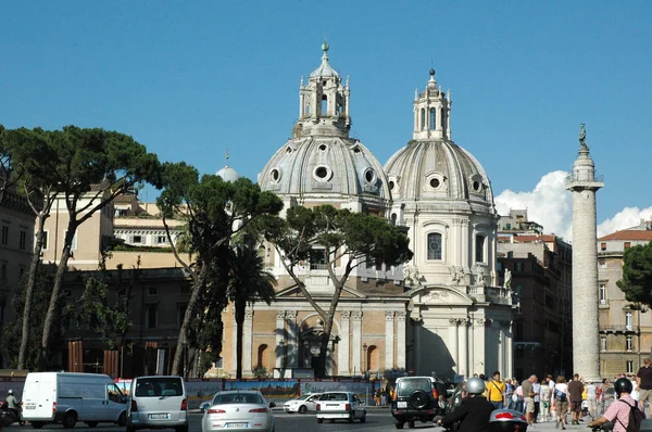 Altes Rom Italien Del Corso Street View Vertikales Foto Vom — Stockfoto