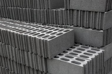 Renkli desen tuğla blok arka planı için.