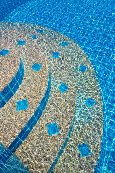 Superficie Colorata Modellata Della Piscina — Foto Stock